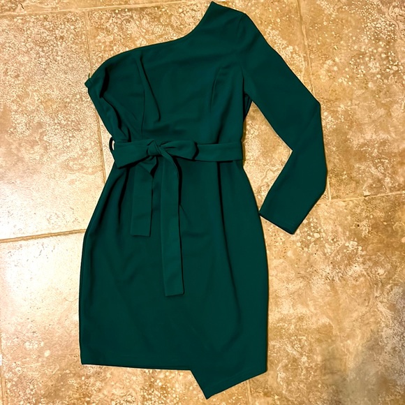 Emerald green sleeveless dress (M) - Picture 1 of 3
